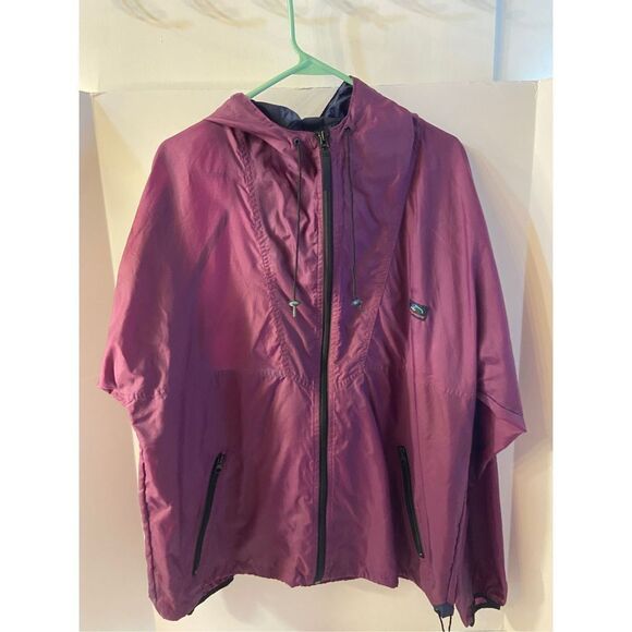 Helly Hanson windbreaker Medium unisex burgundy jacket packable - Picture 1 of 6